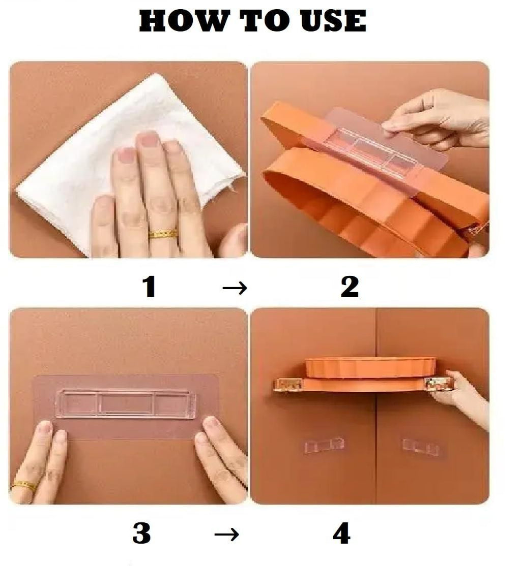 360° Rotating Corner Shelf Organizer