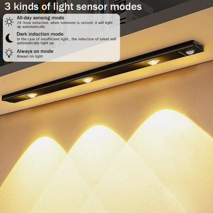 LED Motion Sensor Cabinet Light (USB Rechargeable)